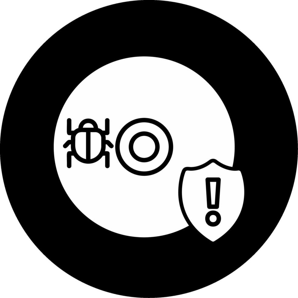 Cd Virus Vector Icon