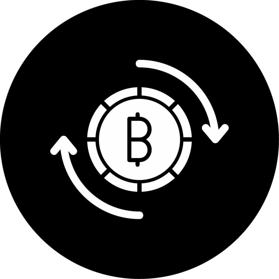 Bitcoin Exchange Vector Icon