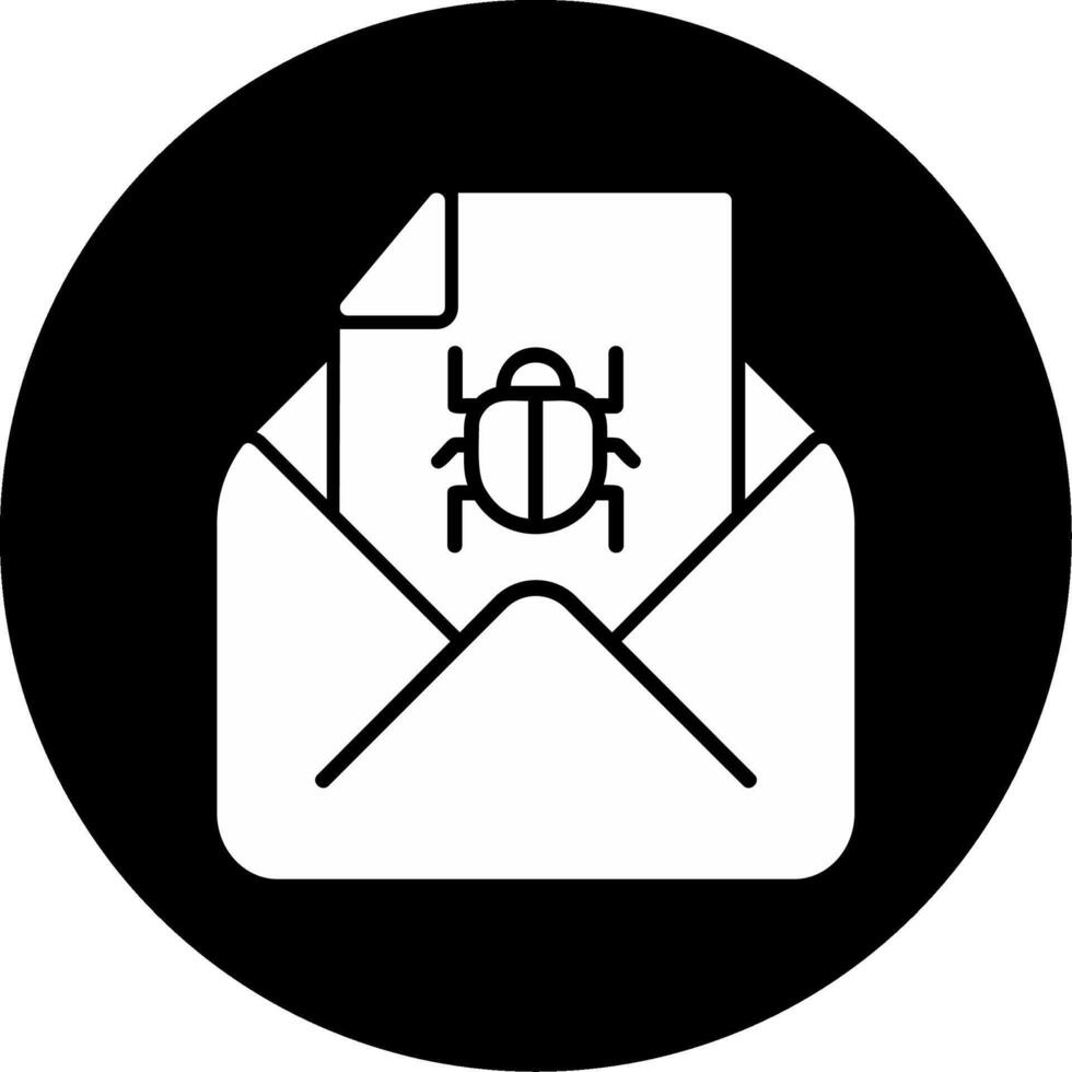 icono de vector de correo no deseado