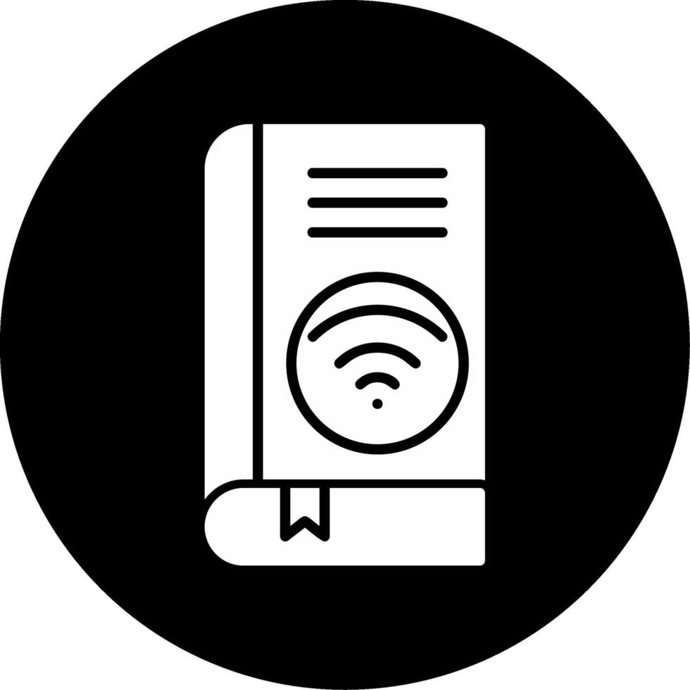 Wifi book Vector Icon