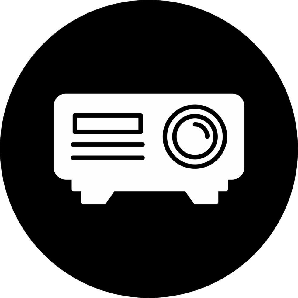 icono de vector de proyector