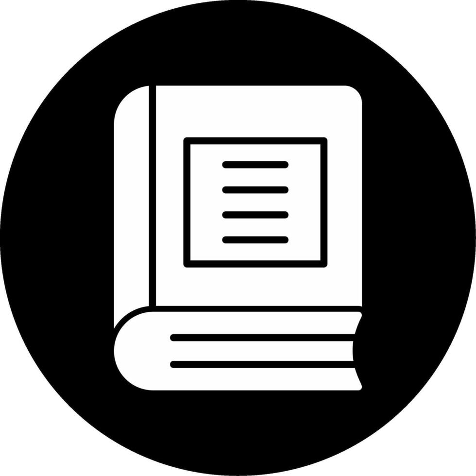 icono de vector de libro