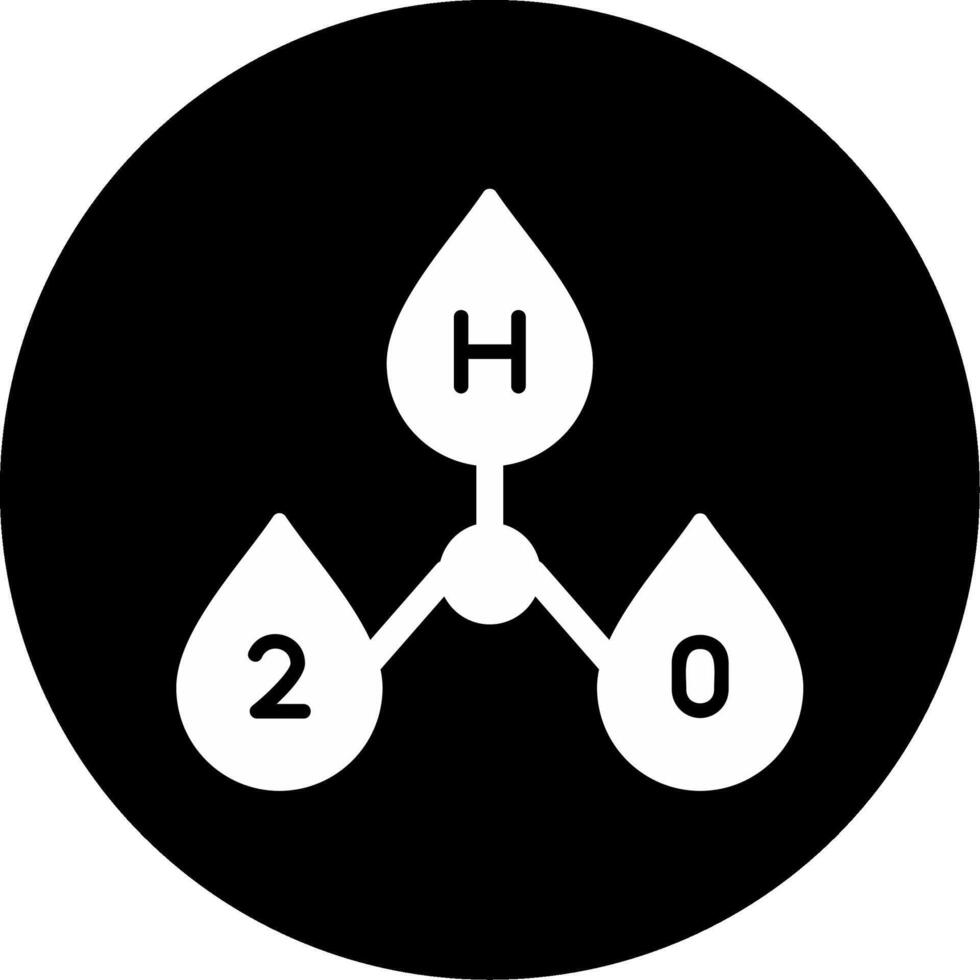 H2o Vector Icon