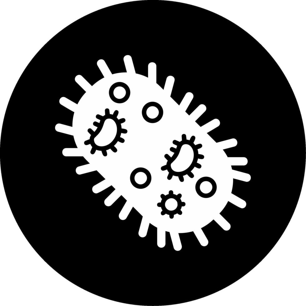 microorganismo vector icono