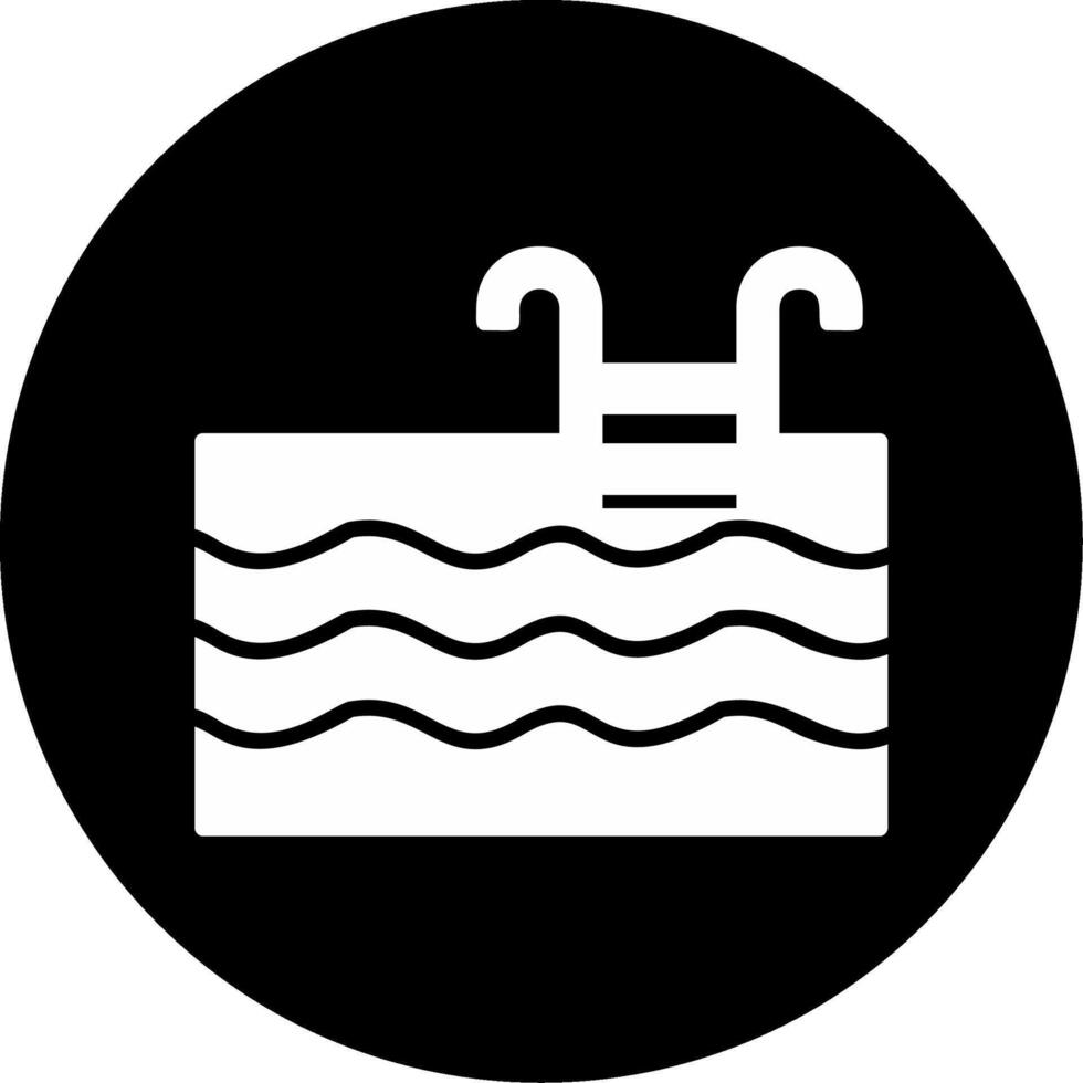 icono de vector de piscina