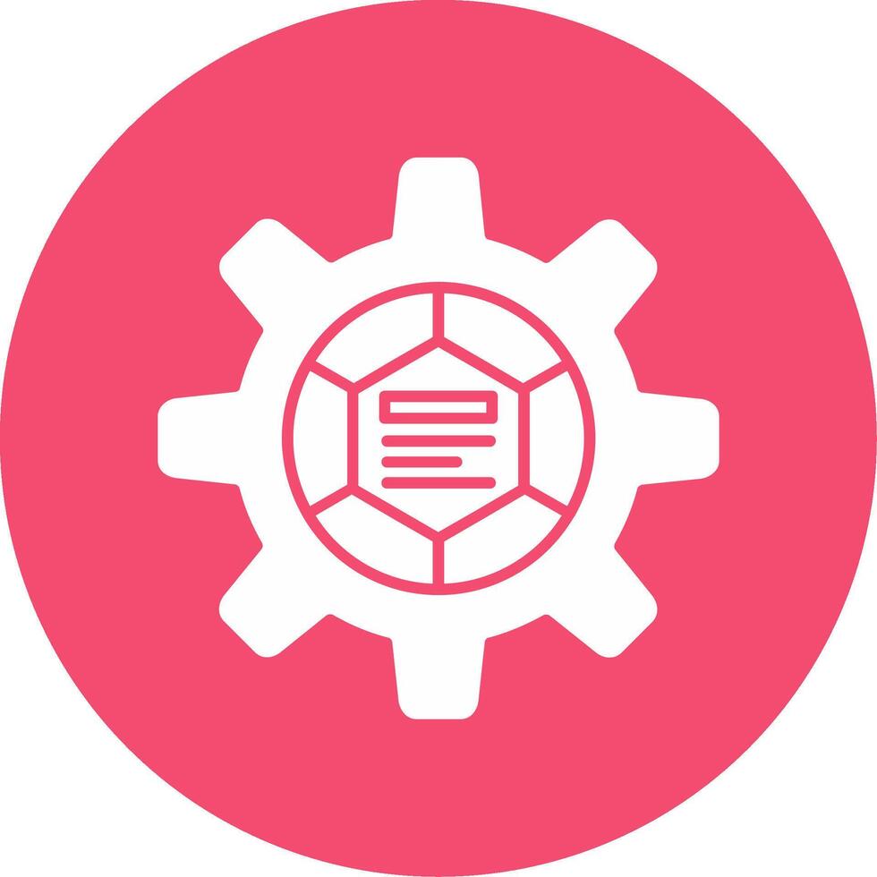 Infographic elements Glyph Circle Multicolor Icon vector