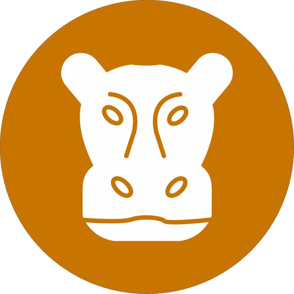 Hippopotamus Vector Icon