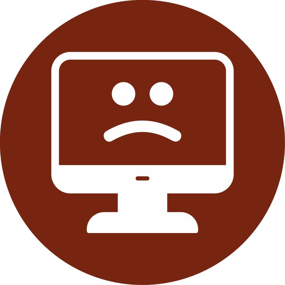 Blue Screen Vector Icon
