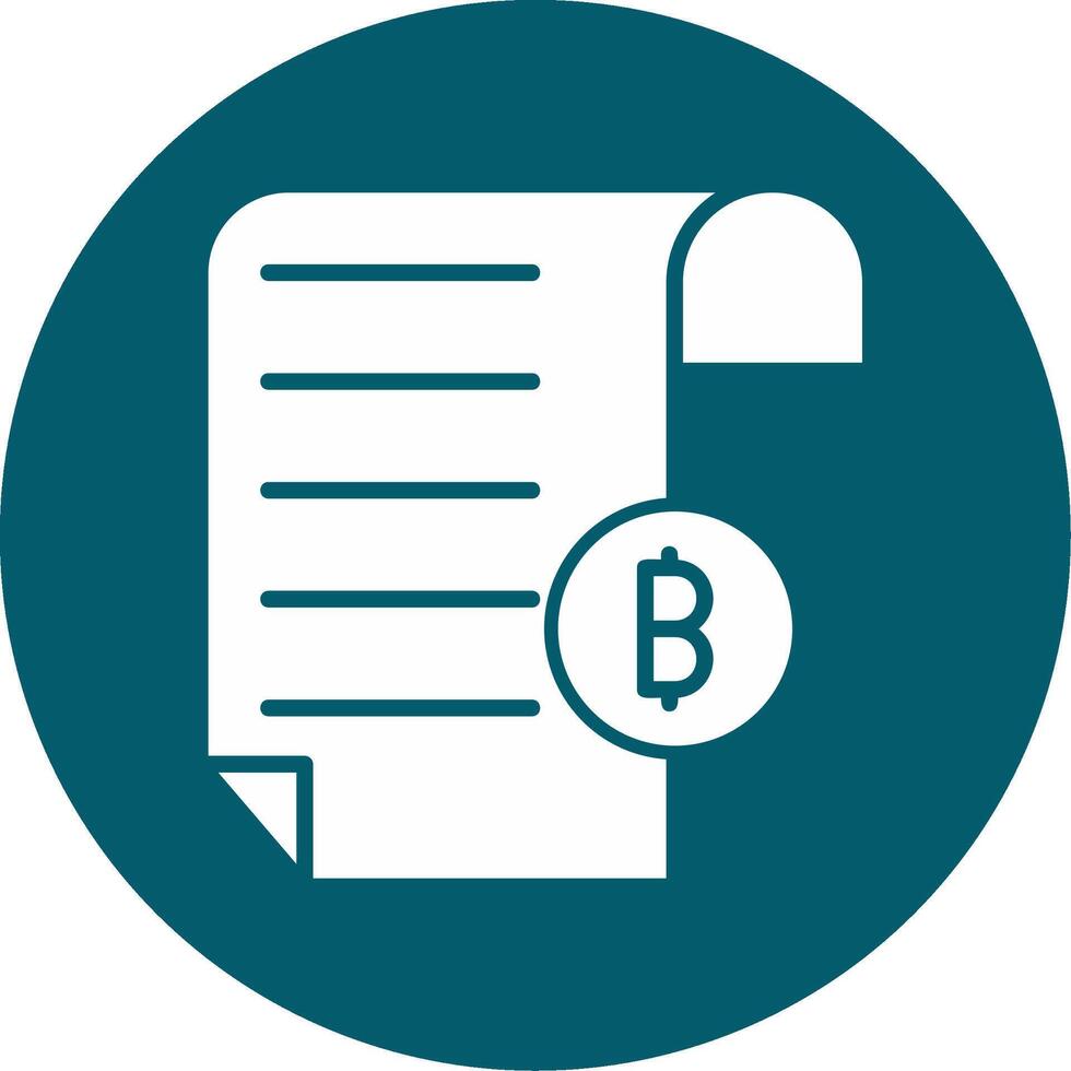 Bill Vector Icon