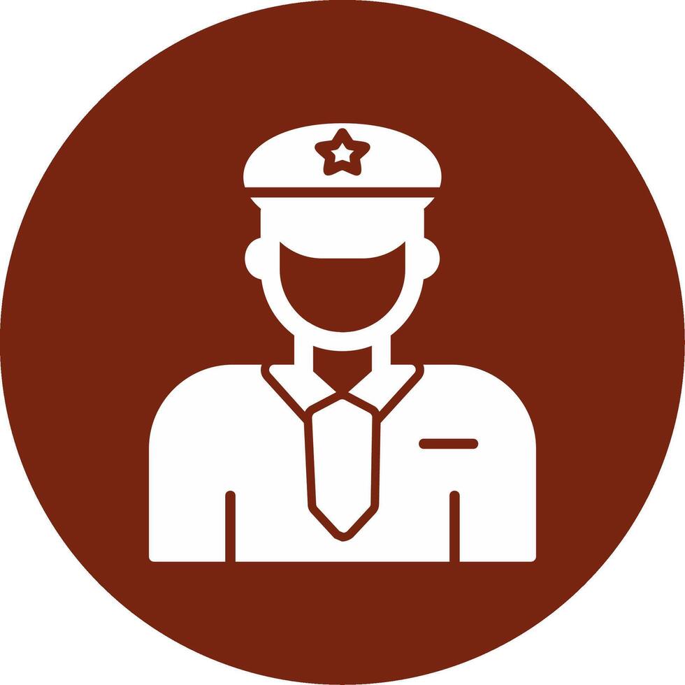 Police Man Vector Icon