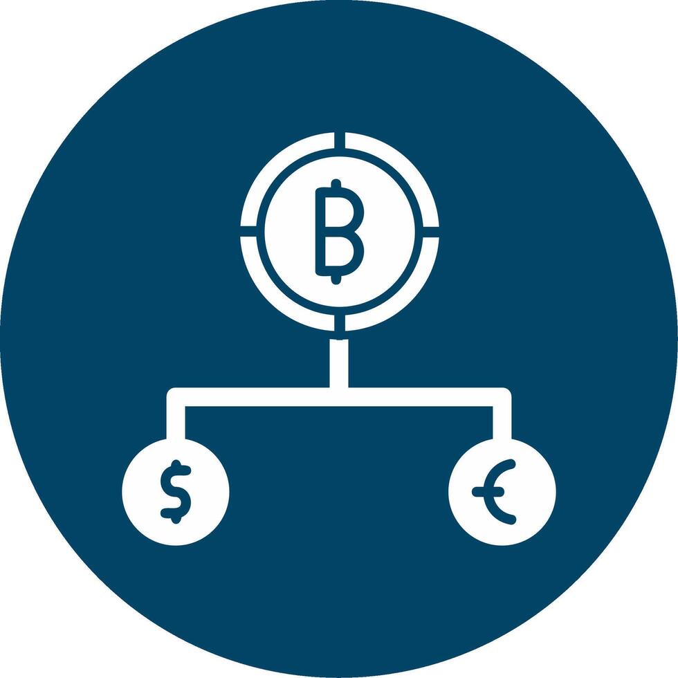 Divide Currency Vector Icon