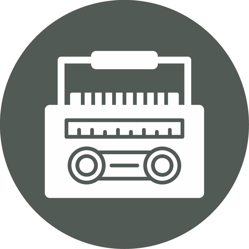 Radio Cassette Vector Icon