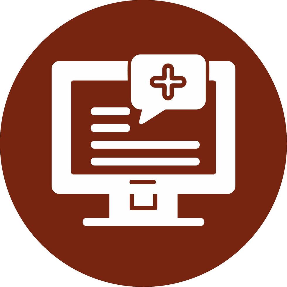 Medical Notification Vector Icon