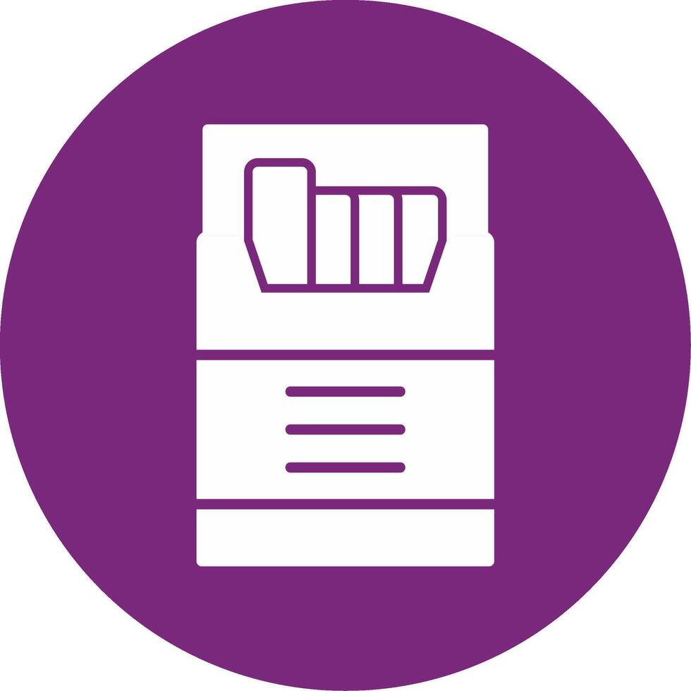 Cigarette Box Vector Icon