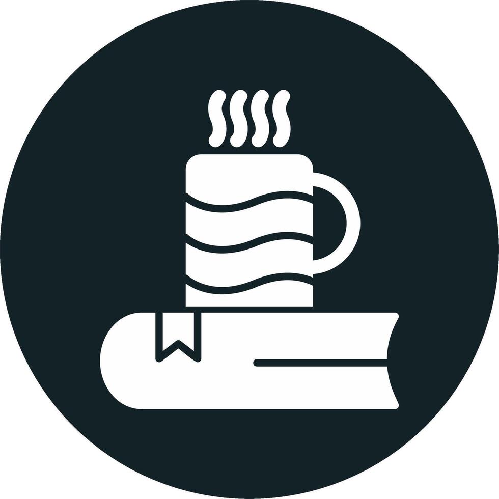 té libro vector icono