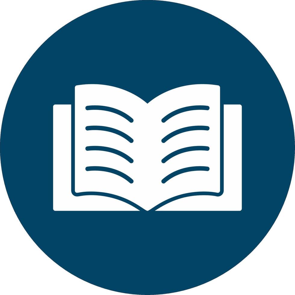 Open Book Vector Icon