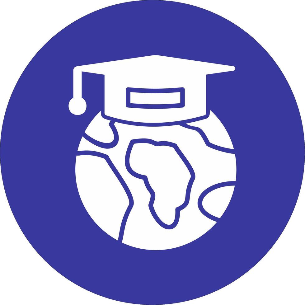 Global Education Vector Icon