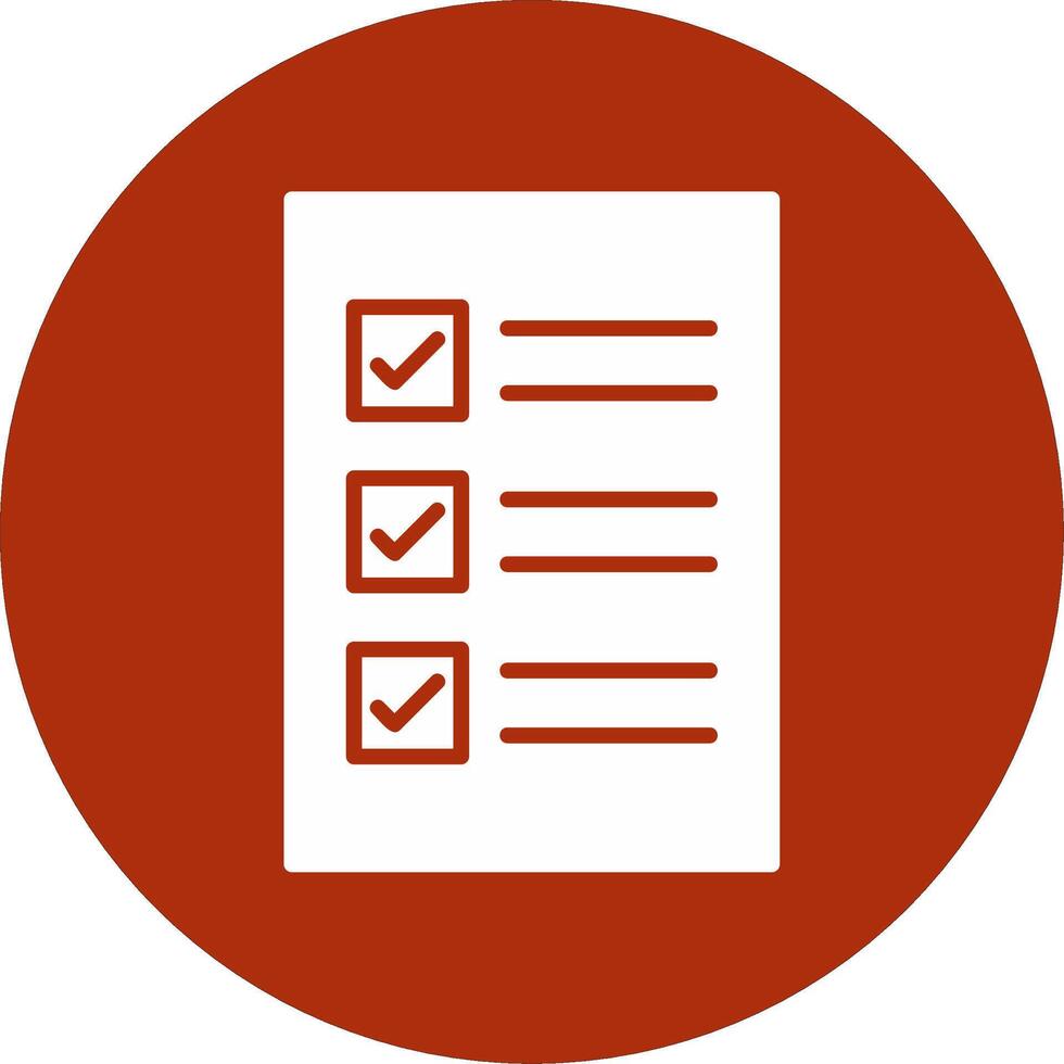 Check List Vector Icon