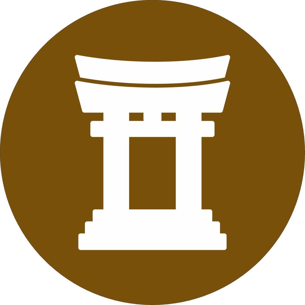 Torii Gate Vector Icon