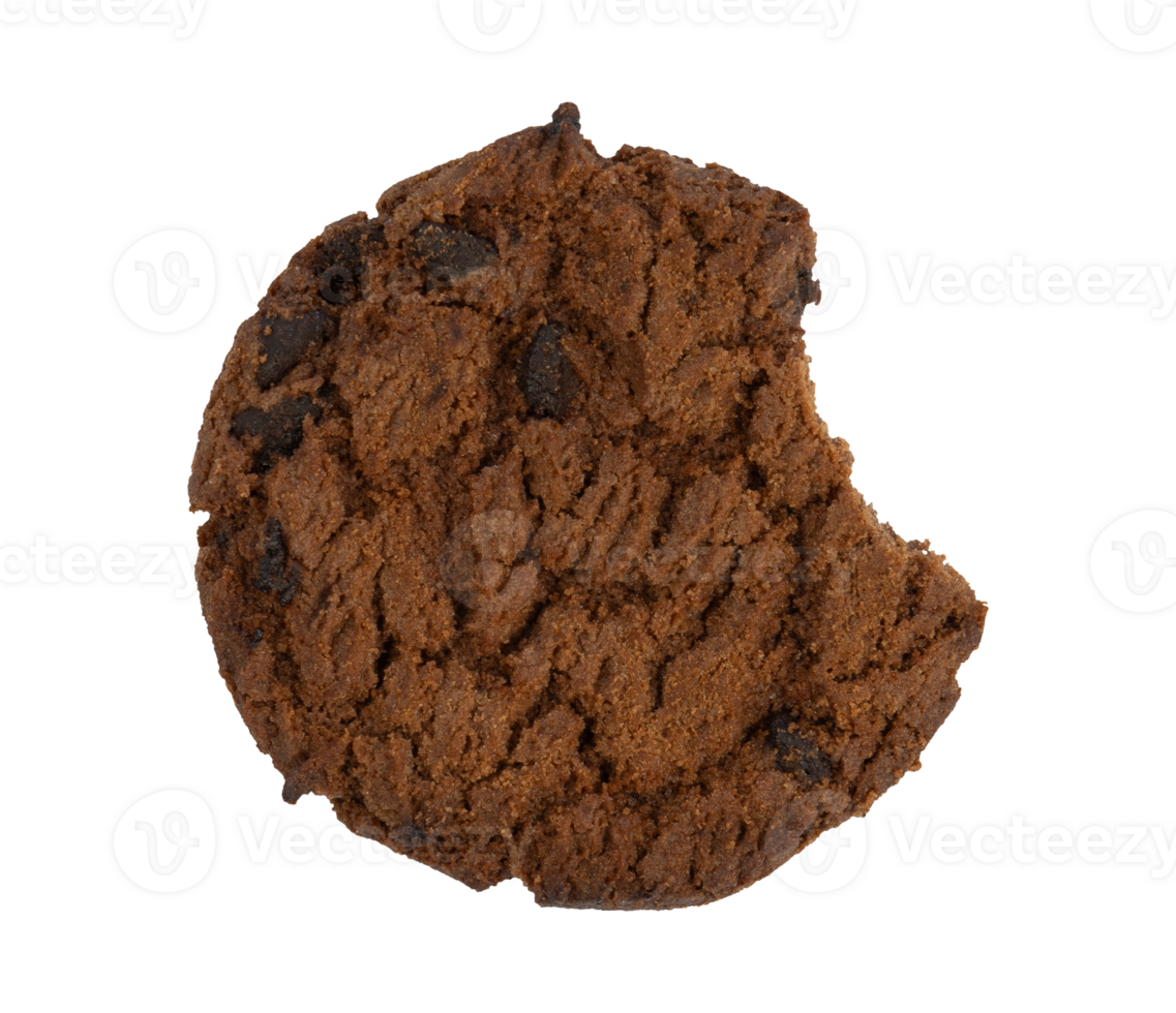 chocolate chip cookie bite isolated png