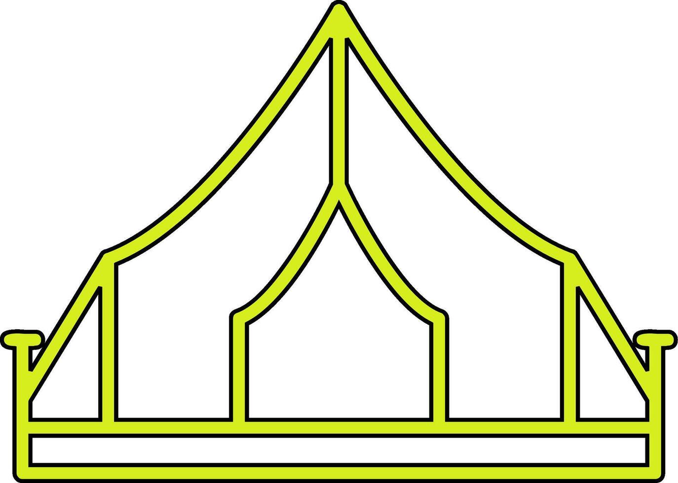 Camping Tent Vector Icon