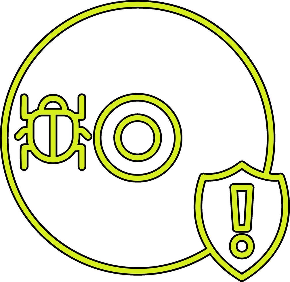 Cd Virus Vector Icon