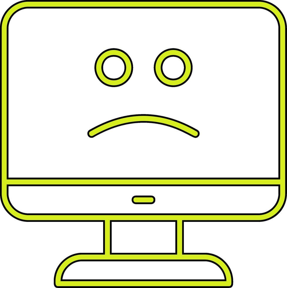 Blue Screen Vector Icon