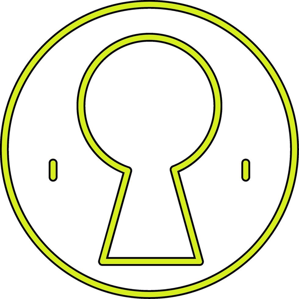 Keyhole Vector Icon