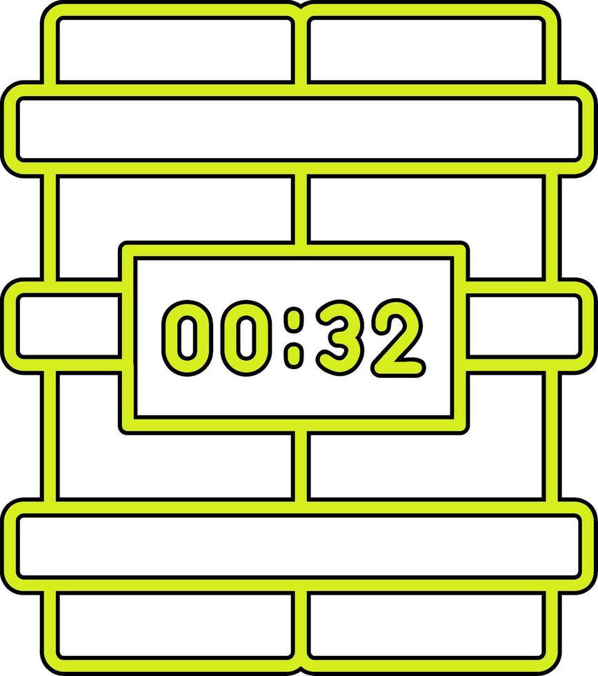 C4 Time Bomb Vector Icon