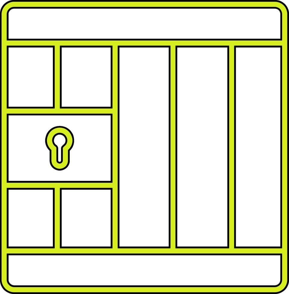 Military Jail Vector Icon