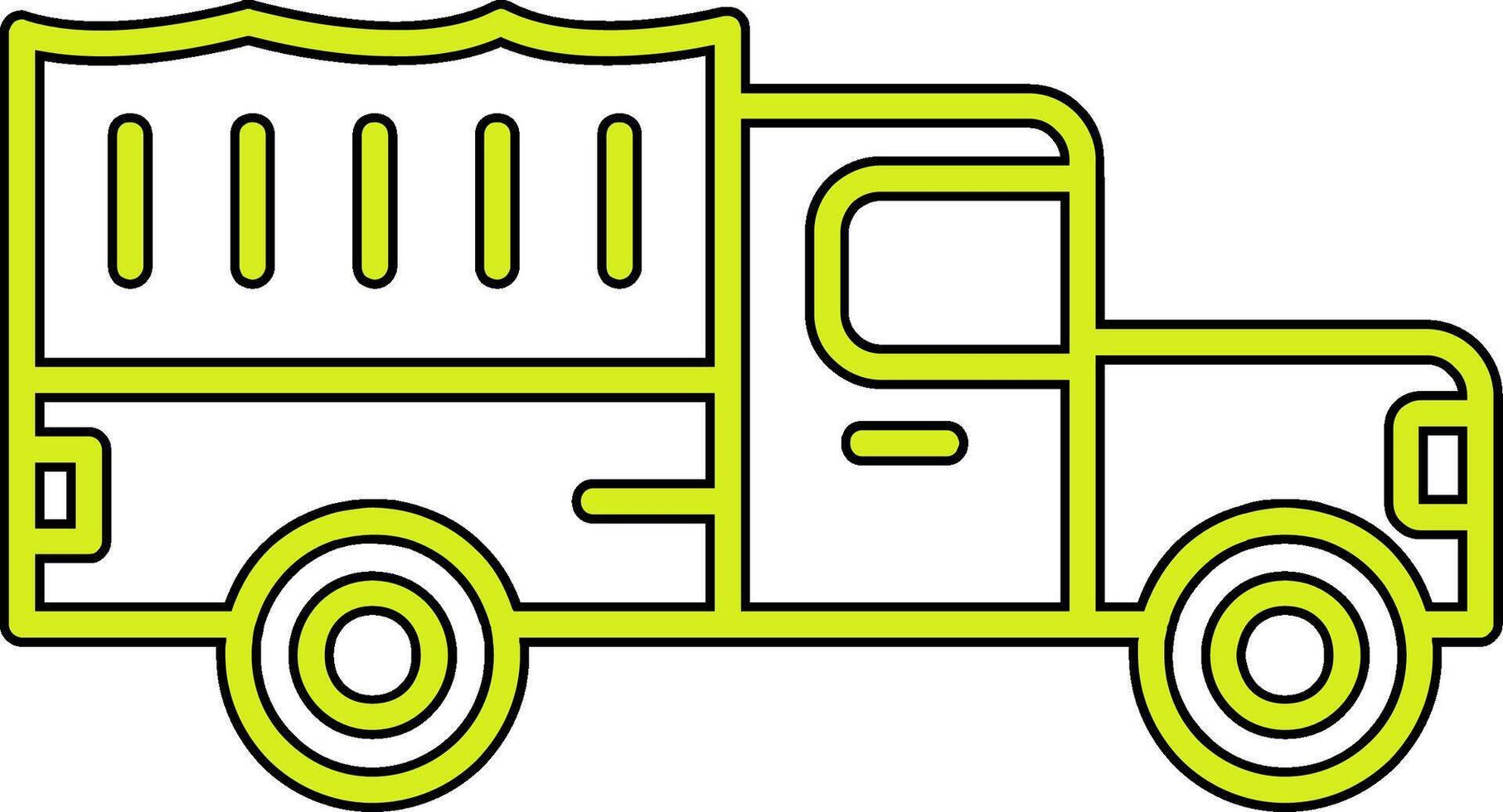 Military Truck Vector Icon