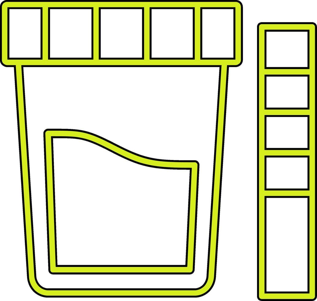 Urine Test Vector Icon