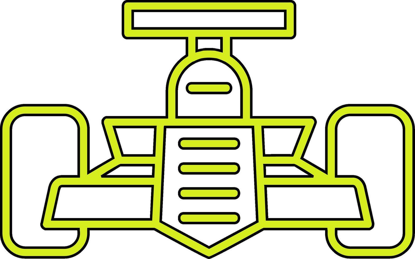 Racing Car Vector Icon