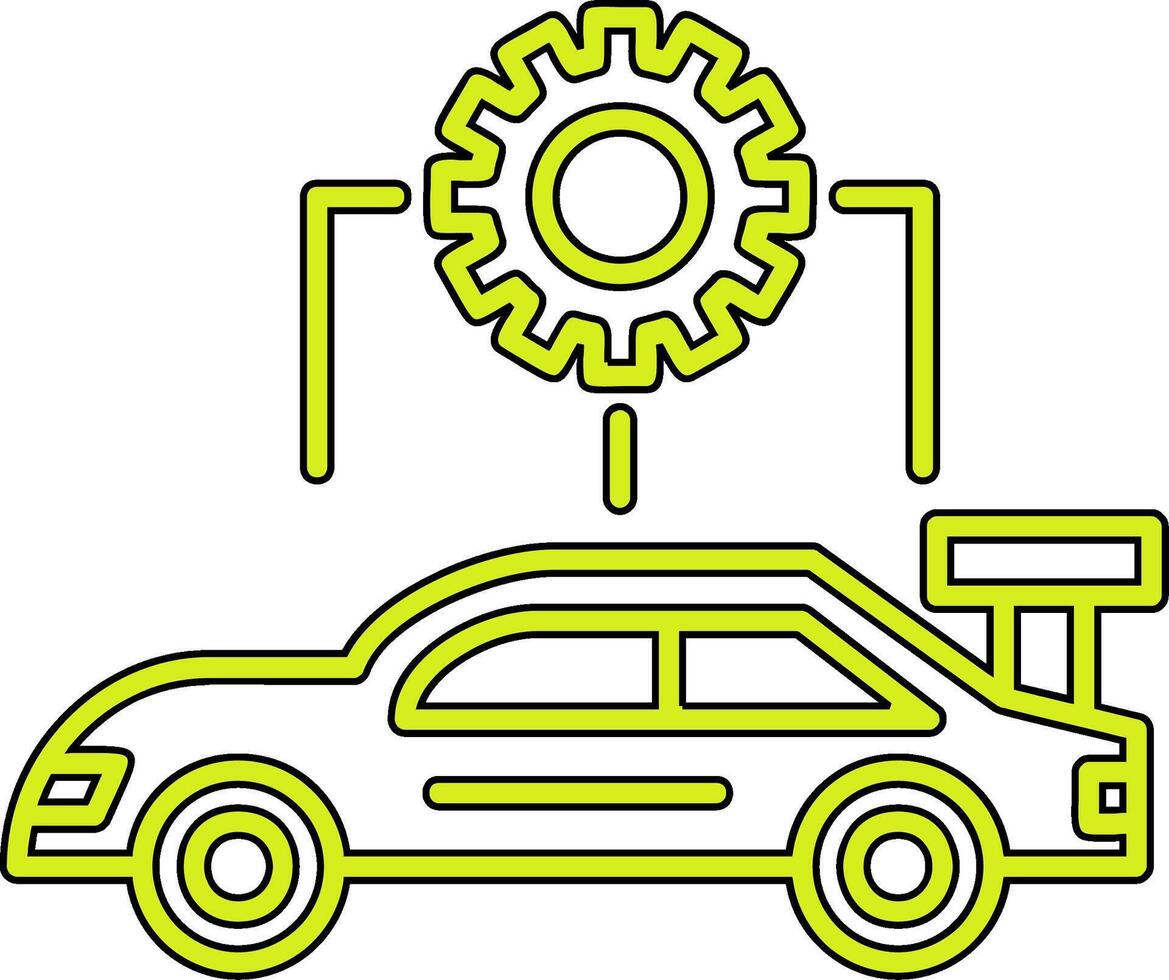 Car Configuration Vector Icon