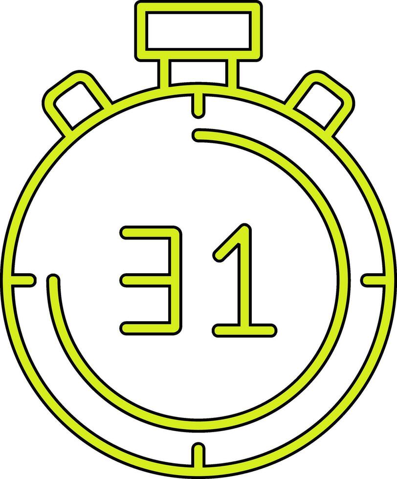Stopwatch Vector Icon