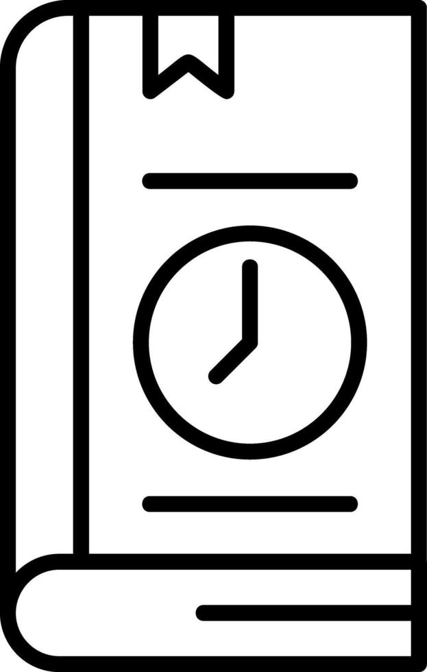 Book Time Limit Vector Icon