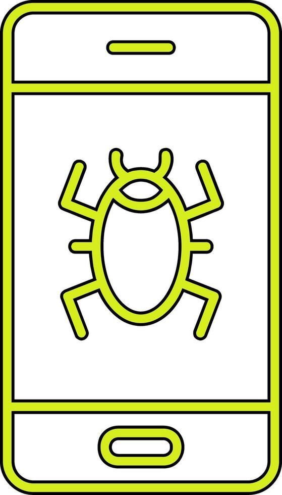 Mobile Virus Vector Icon