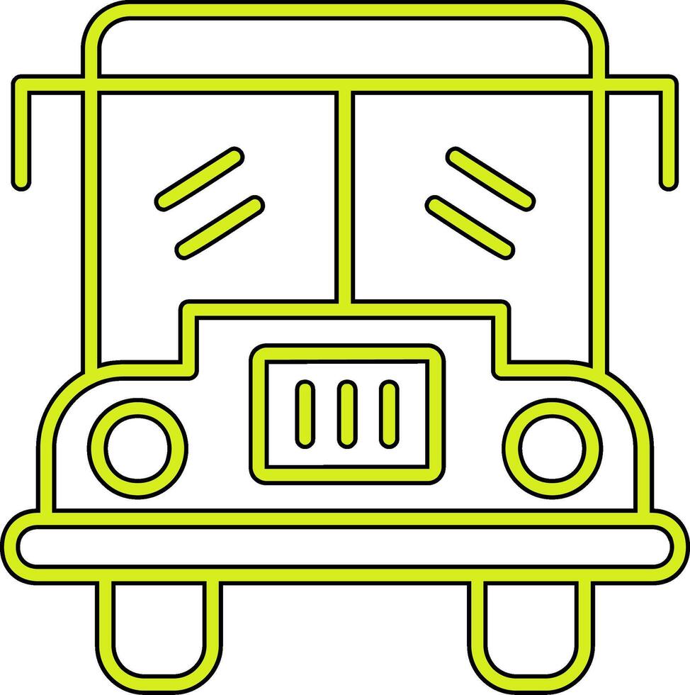 School Bus Vector Icon
