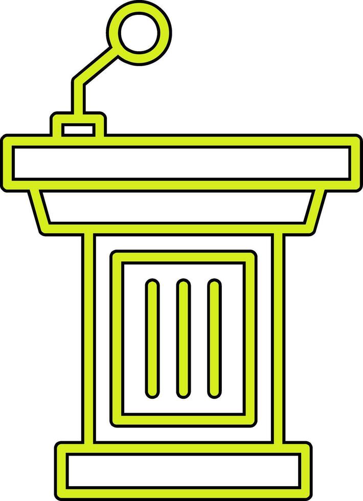 Podium Vector Icon
