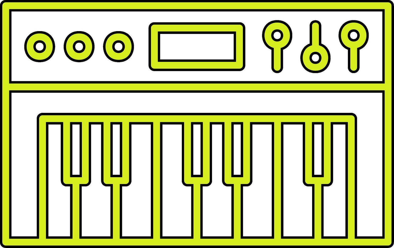 sintetizador vector icono