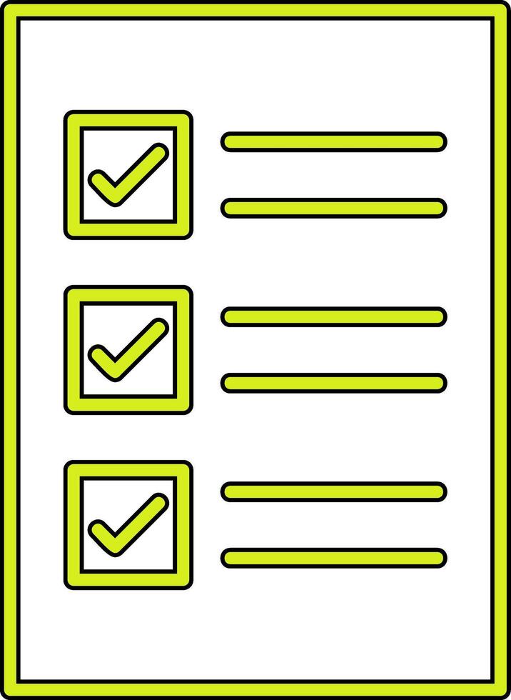 Check List Vector Icon
