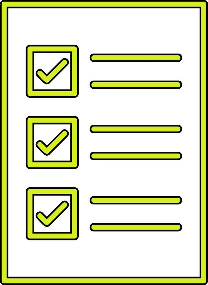 Check List Vector Icon