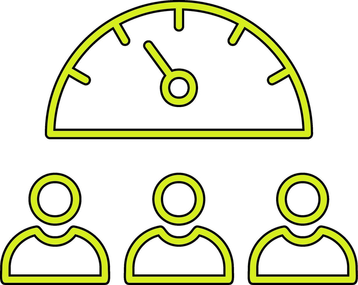 Team Work Speed Vector Icon