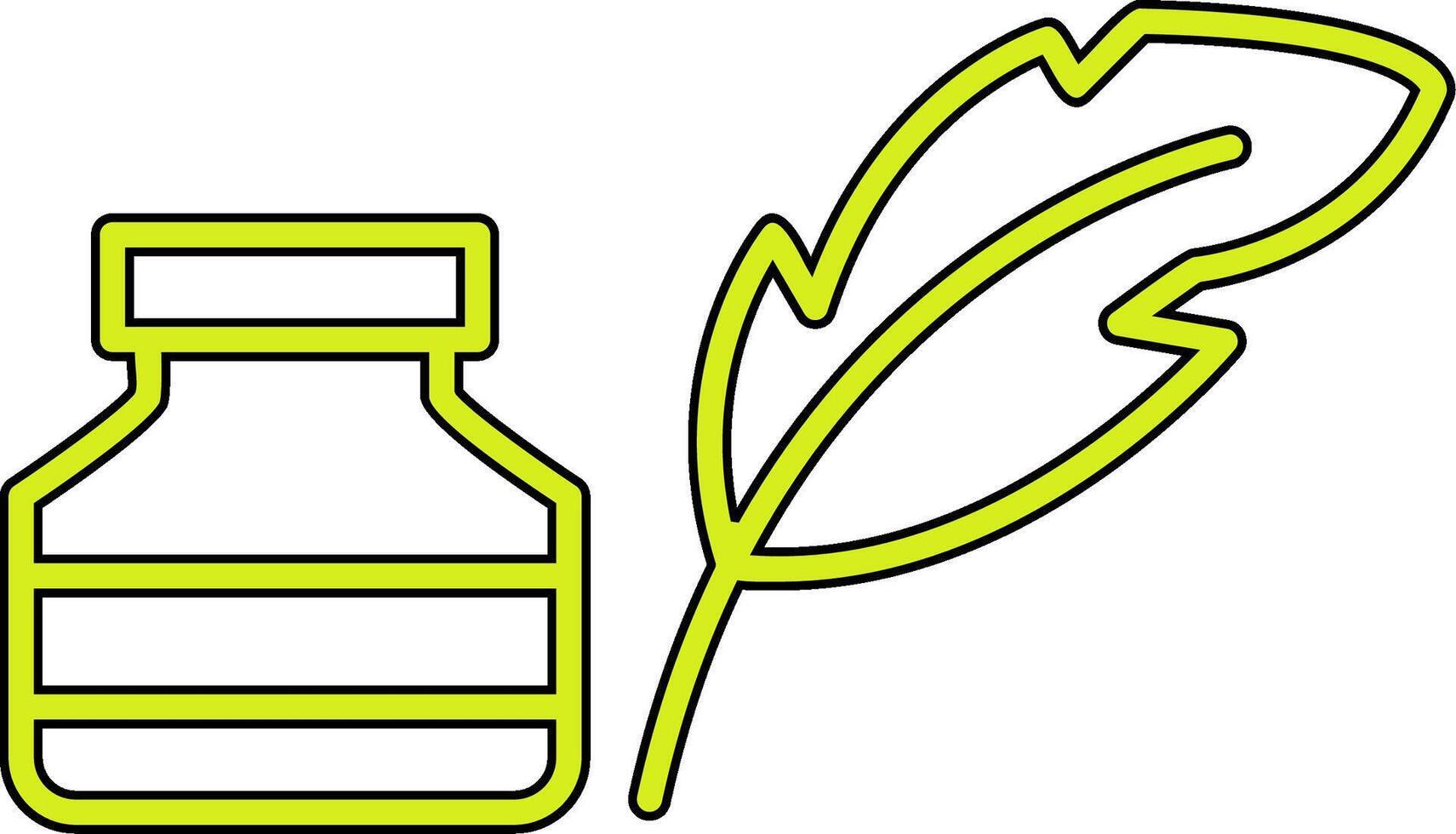 Quill And Ink Vector Icon