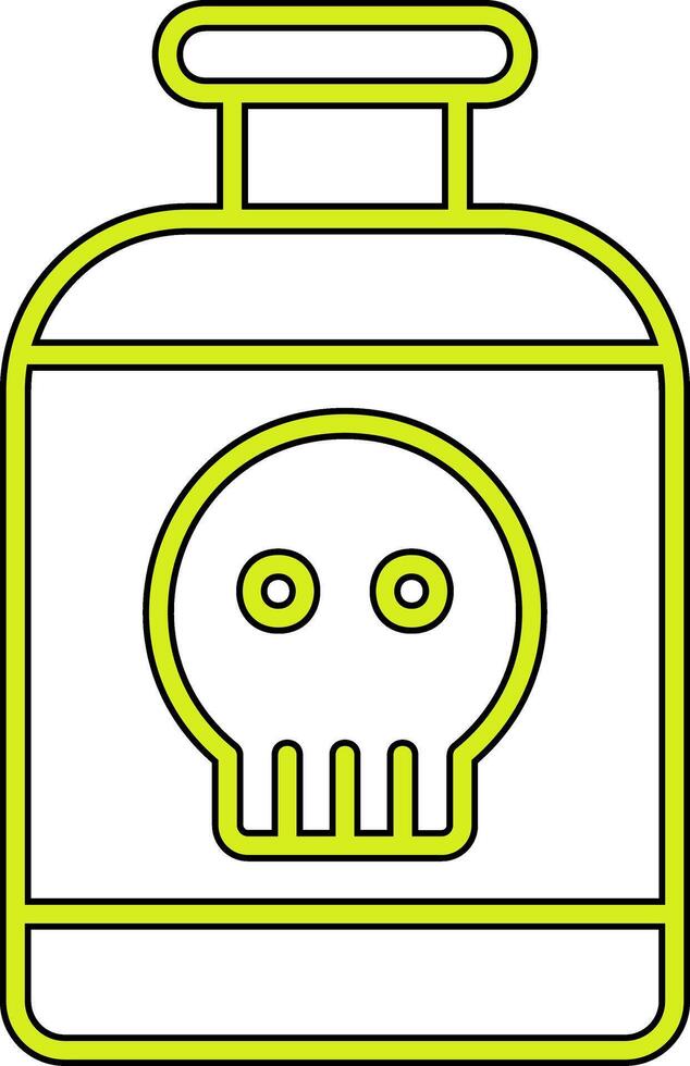 toxina vector icono