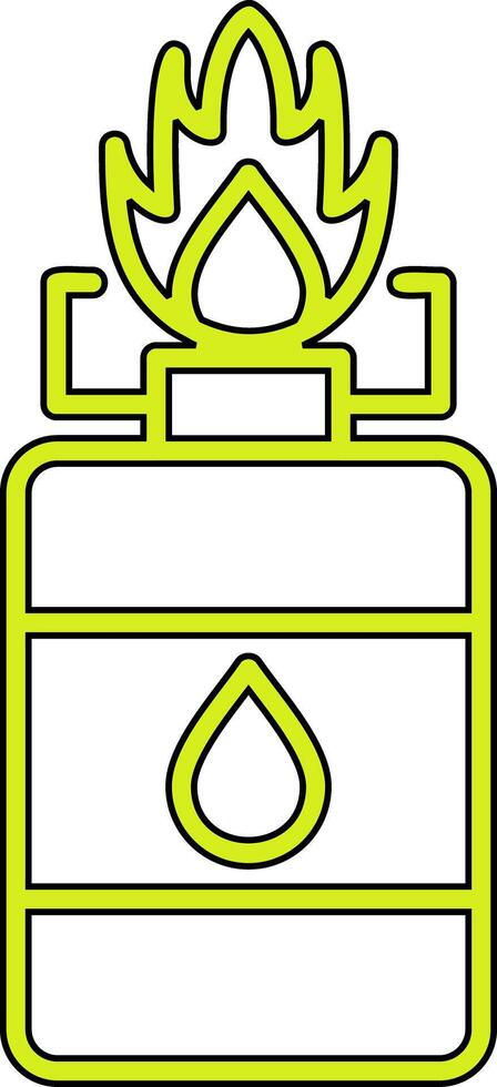 Camping Gas Vector Icon
