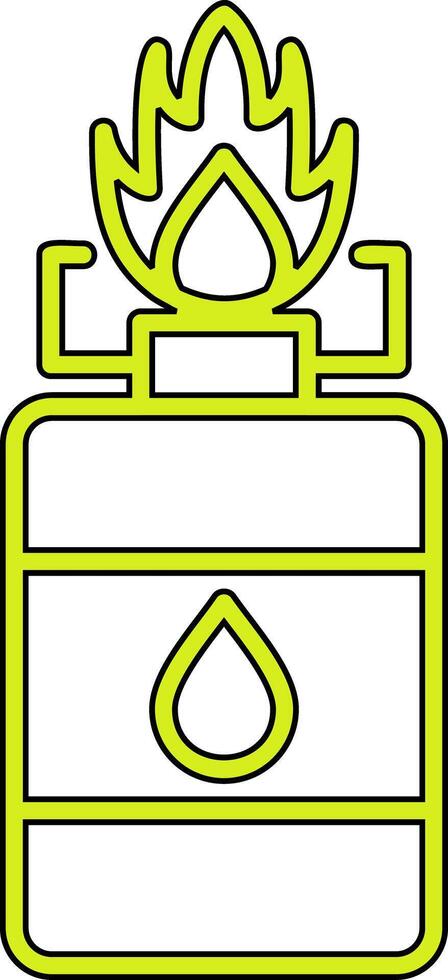 Camping Gas Vector Icon