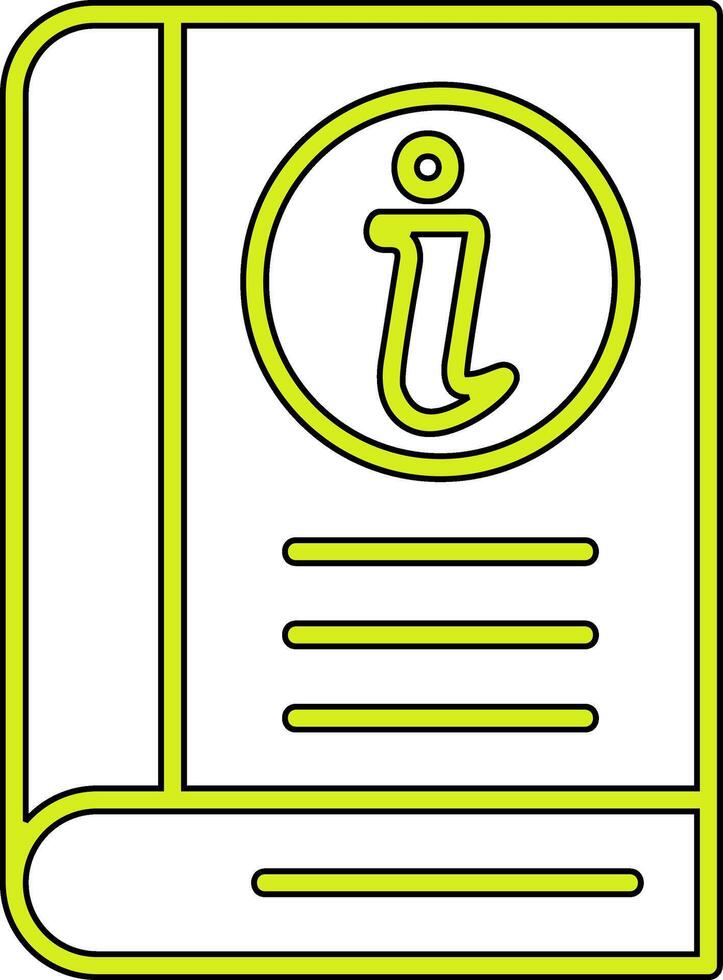 Information Book Vector Icon