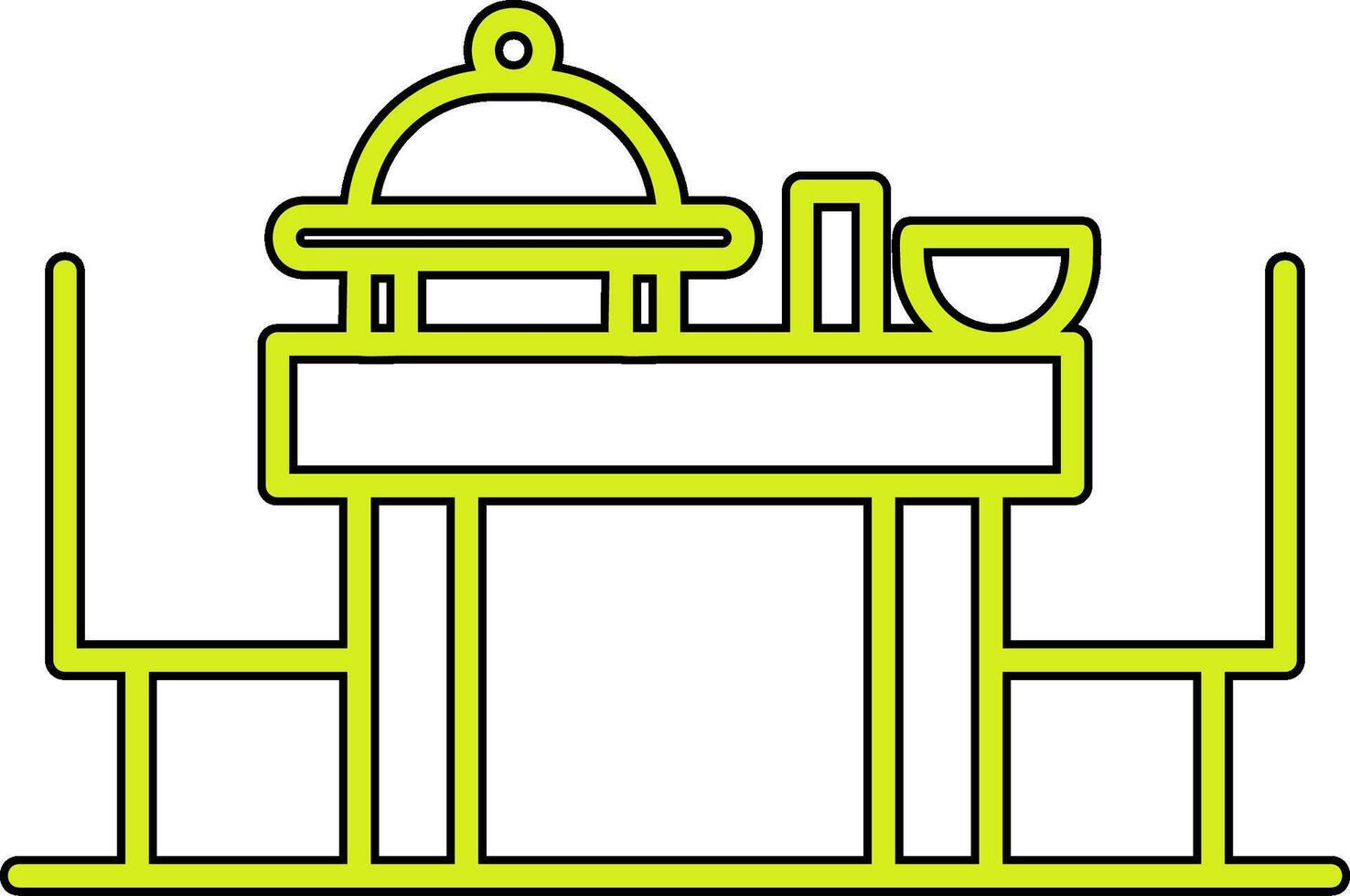 banquete vector icono