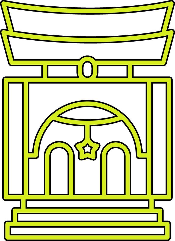 santuario vector icono